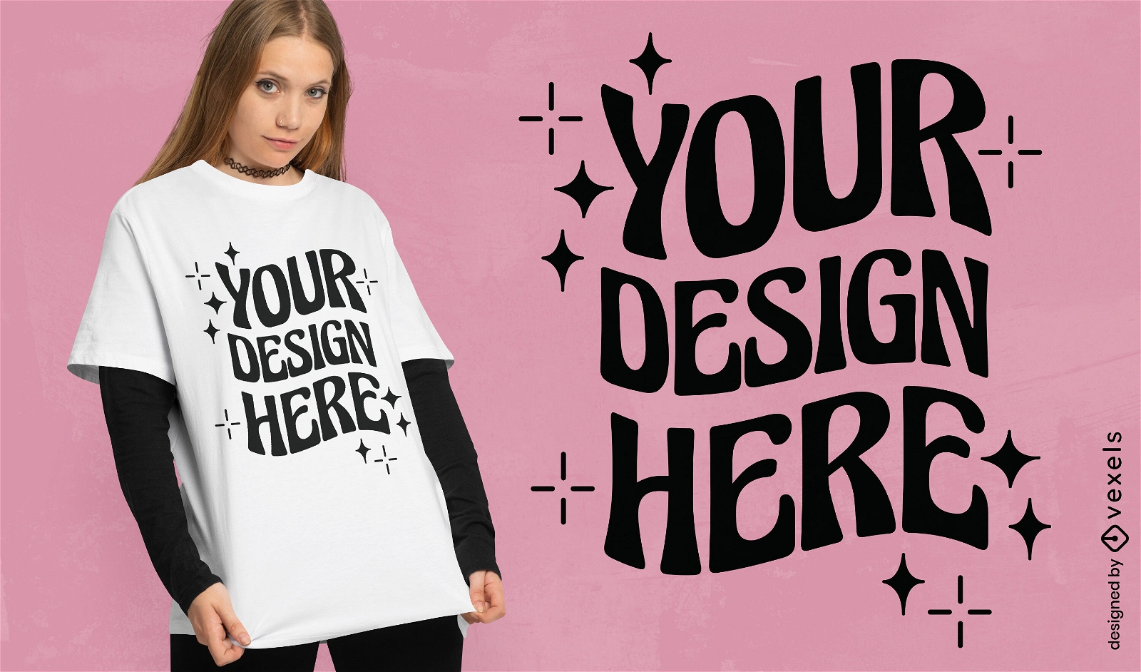 Lettering quote template t-shirt design