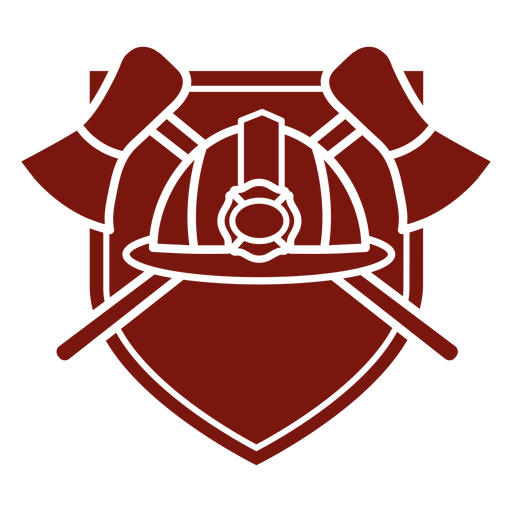 Fireman badge PNG Design