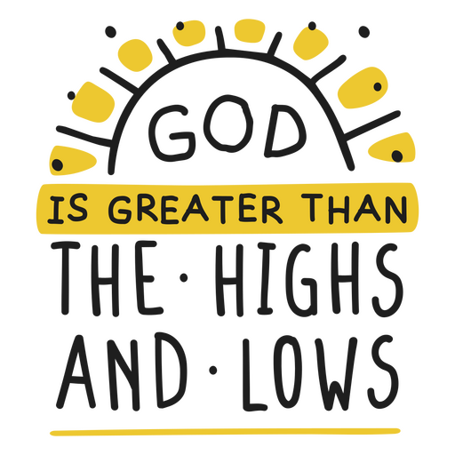 Inspirational quote design about faith and resilience PNG Design