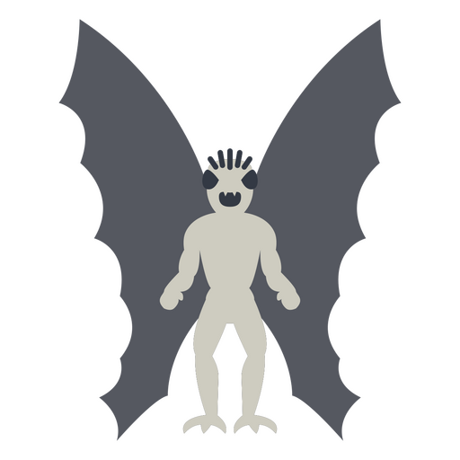 Winged creature with horns PNG Design