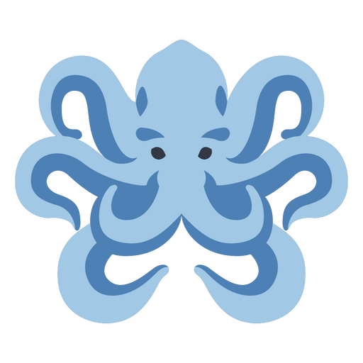 Polvo azul plano Desenho PNG