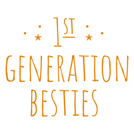 Beste Freundinnen der 1. Generation PNG-Design