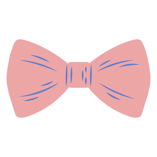 Design elegante de gravata borboleta rosa Desenho PNG