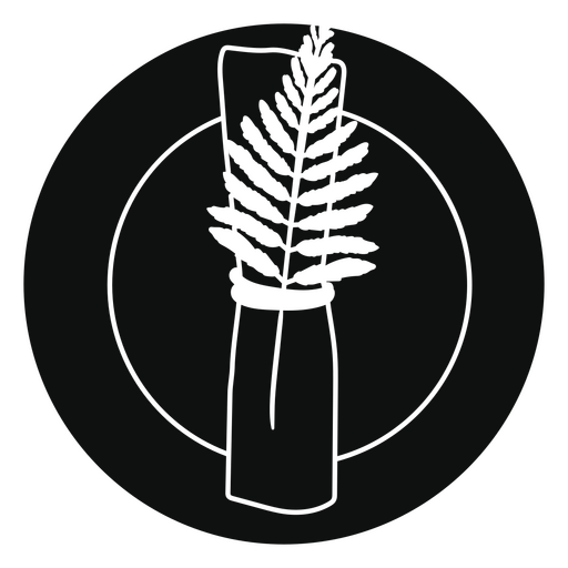 Plant in a plate PNG Design