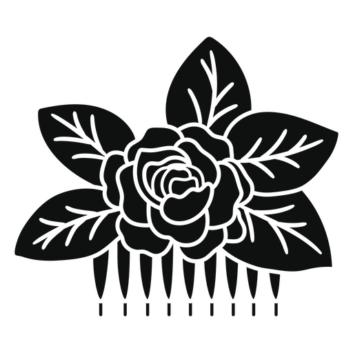 Rose flower design PNG Design