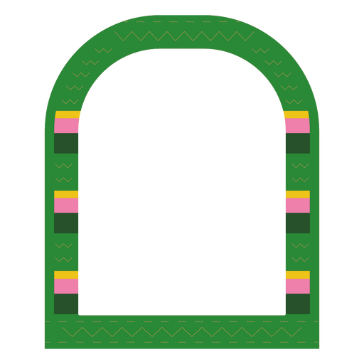Colorful archway PNG Design