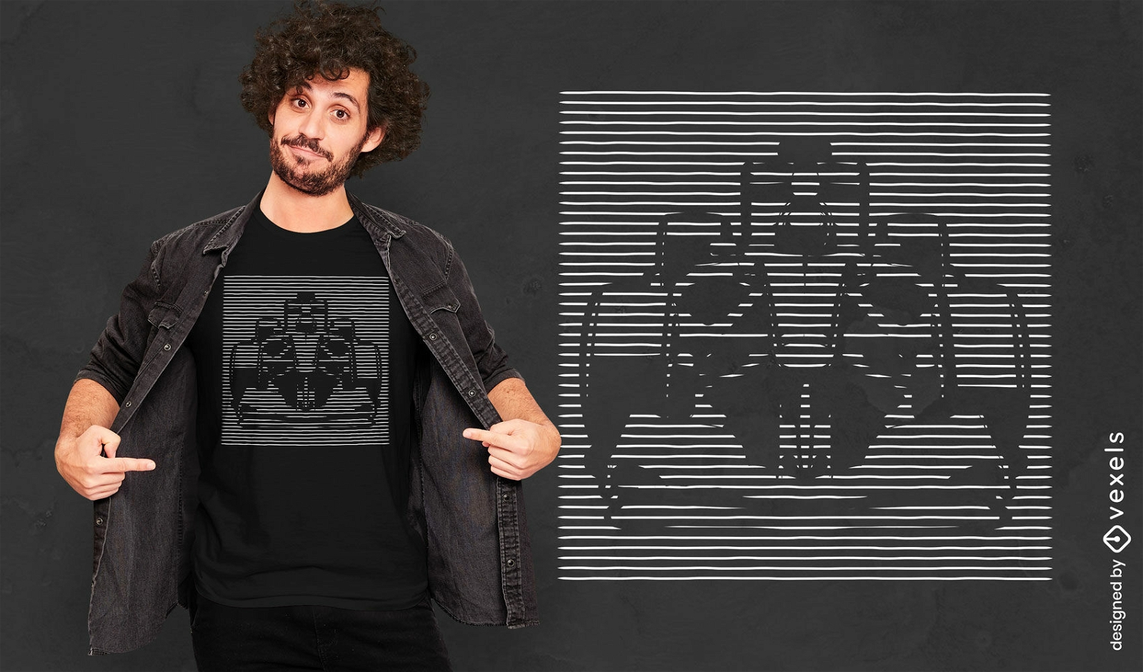 F1-Autolinien-T-Shirt-Design