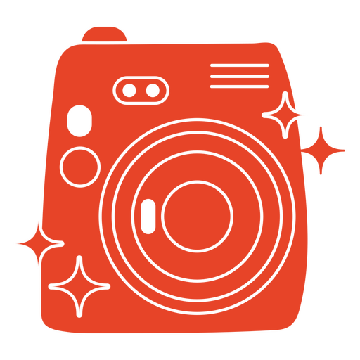 cámara instantánea Diseño PNG