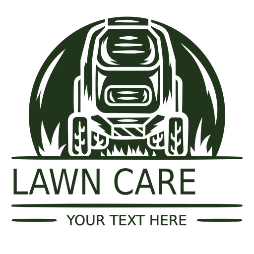 Logotipo de cuidado do gramado Desenho PNG