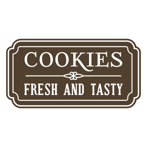 Fresh cookies tasty PNG Design
