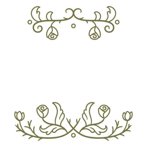 Ornate decorative design PNG Design