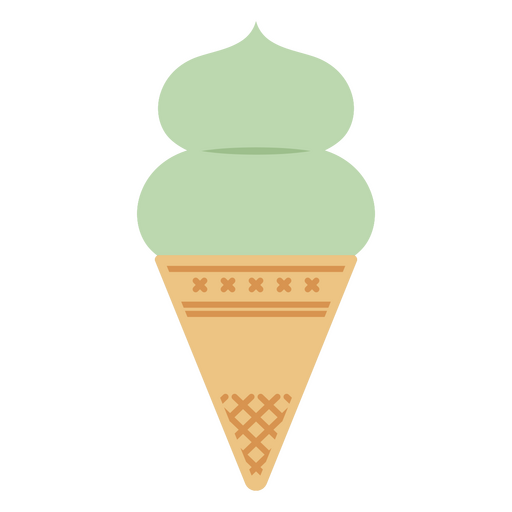 Niedliche Grafik einer Minzeistüte PNG-Design