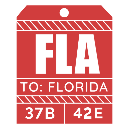 Fla to florida  PNG Design