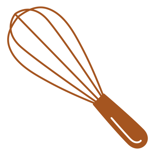 Whip whisk cut out PNG Design