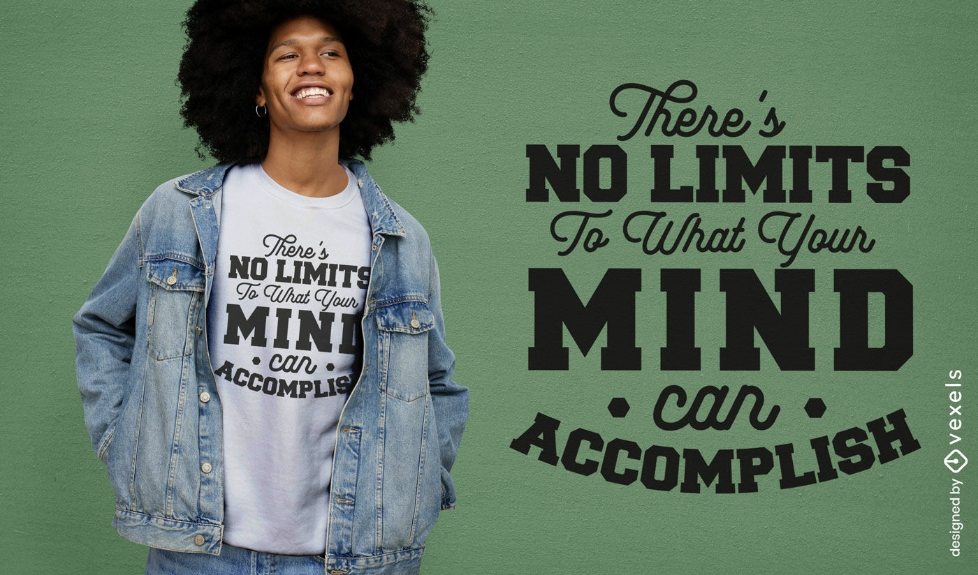 Mind power inspirational t-shirt design