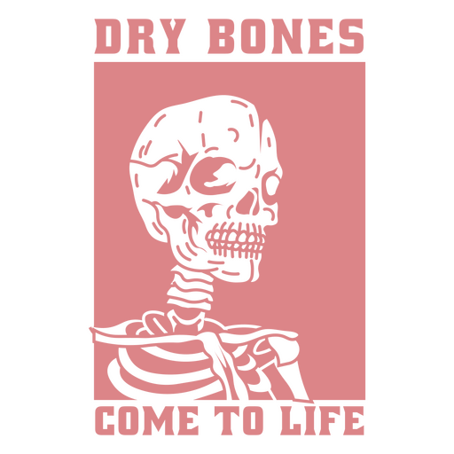 Unique skeleton illustration with a playful theme PNG Design
