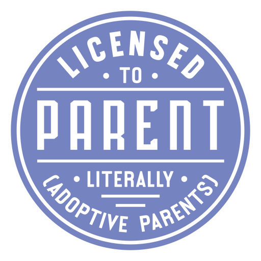 Licença lúdica para design parental Desenho PNG