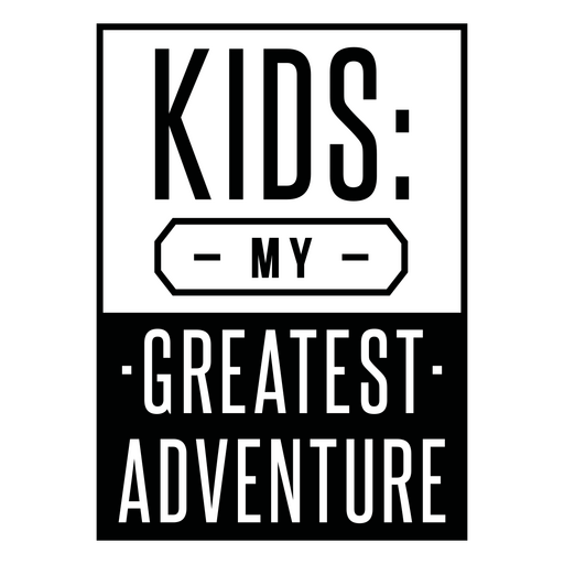 Herzerwärmendes Kinderabenteuer-Zitat-Design PNG-Design