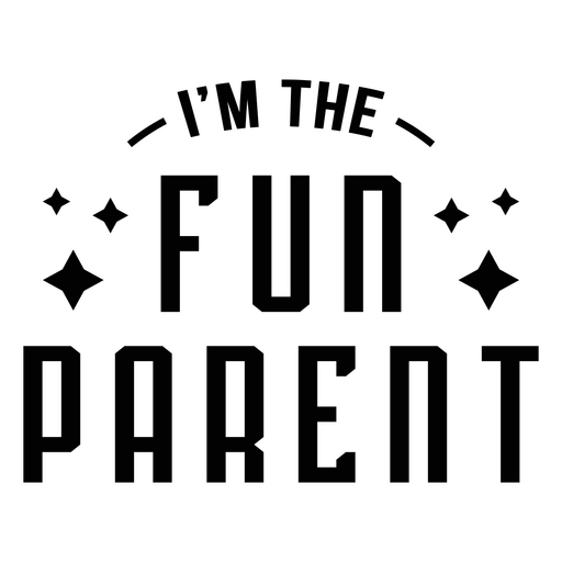 Verspieltes, lustiges Elternzitat-Design PNG-Design