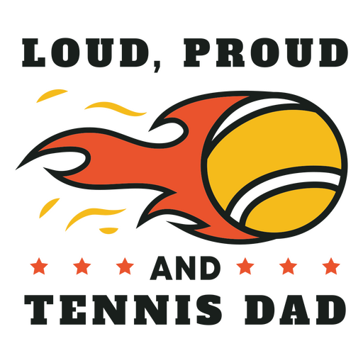 Design gráfico dinâmico de bola de tênis com chamas e tipografia arrojada para camiseta. Desenho PNG