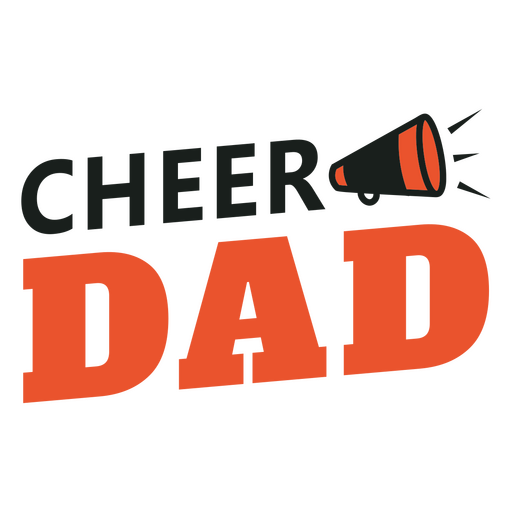 Megafon-Design für Cheerleader-Väter PNG-Design