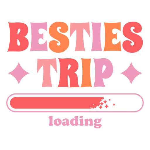 Loading trip bar design PNG Design