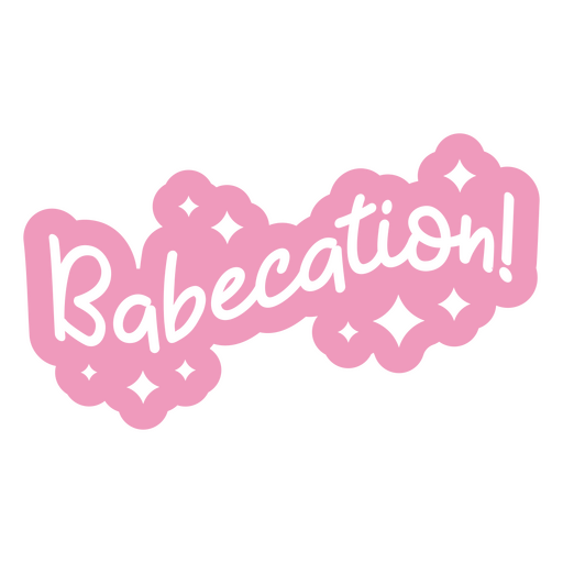 Design de babecação rosa Desenho PNG