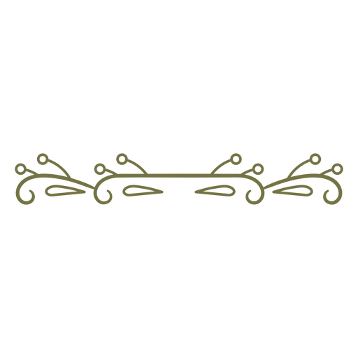 Design de borda com flores delicadas Desenho PNG