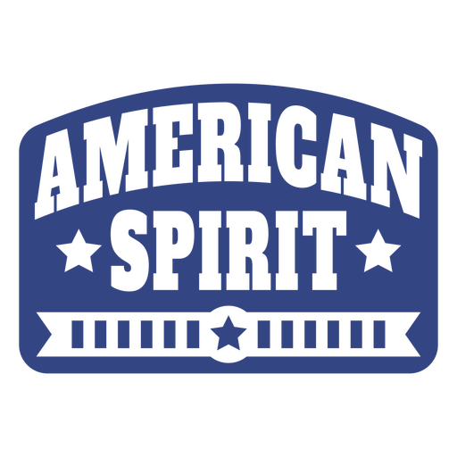 Zitat zum amerikanischen Spirit PNG-Design