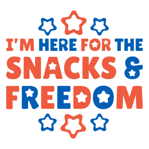 Verspieltes T-Shirt-Design mit Snacks und Feiergrafik PNG-Design