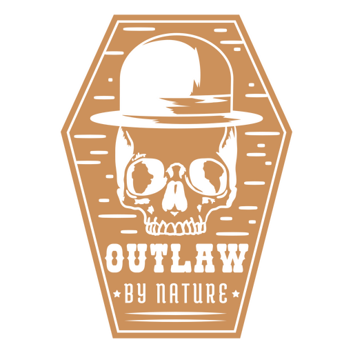 Outlaw von Natur aus Design PNG-Design
