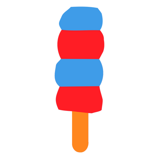 Colorful popsicle design PNG Design