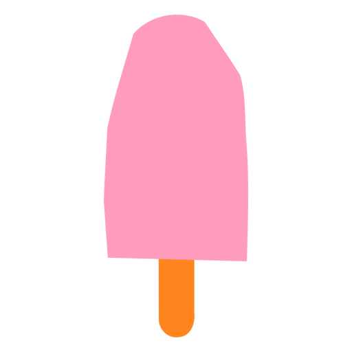 Pink ice cream cone design PNG Design