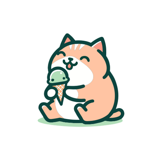 Design de camiseta de gato fofo comendo sorvete Desenho PNG