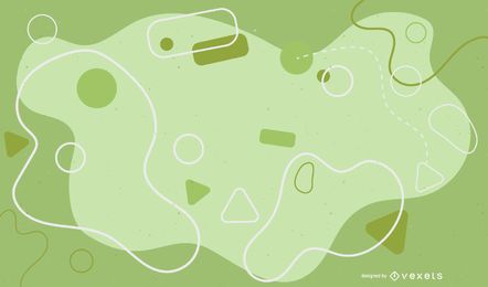 Abstract Green Vector Background 