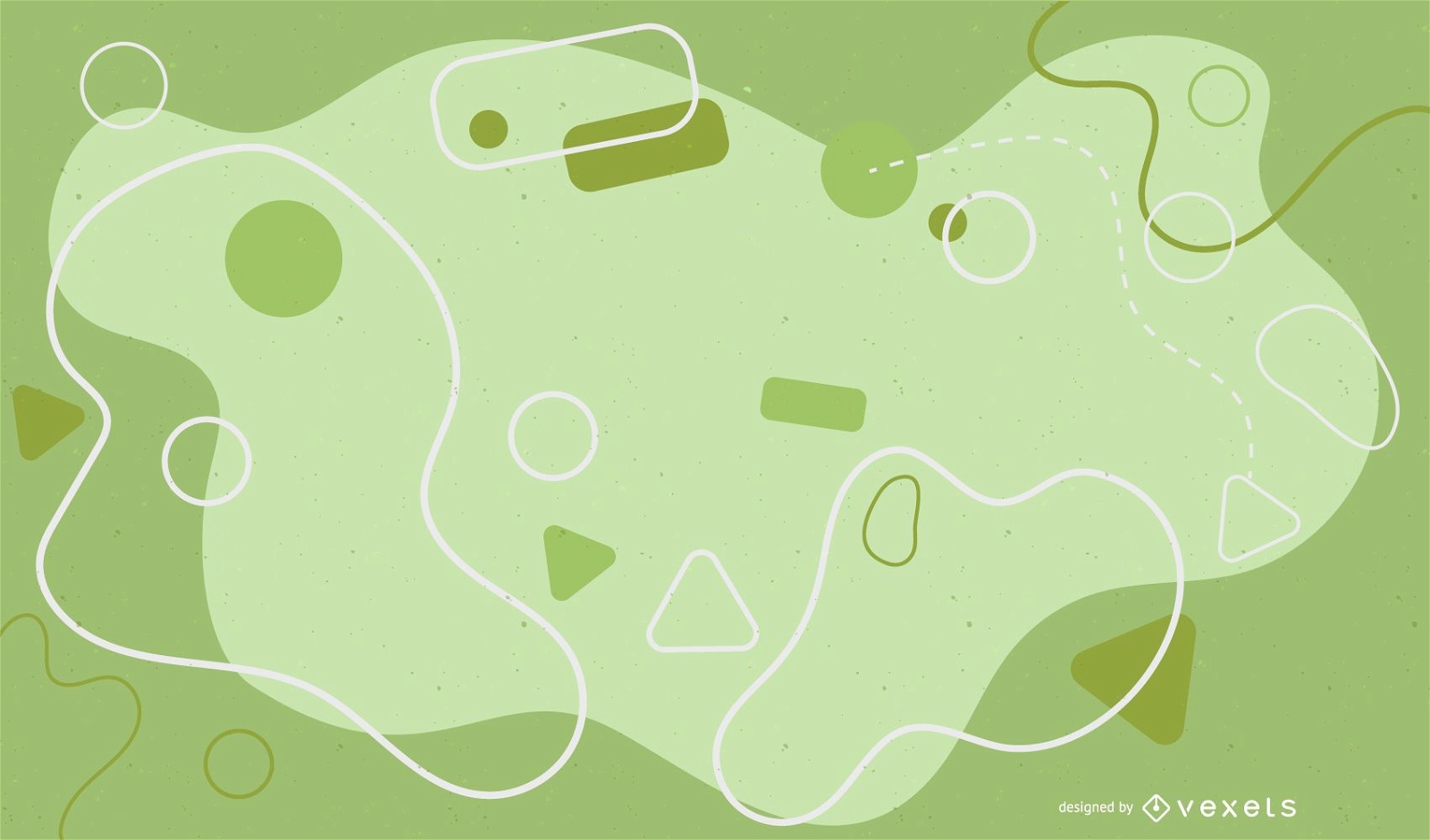 Abstract Green Vector Background 