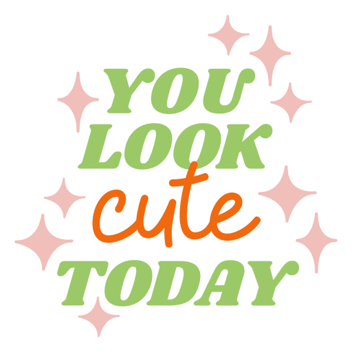 Design de afirmação positiva lúdica Desenho PNG