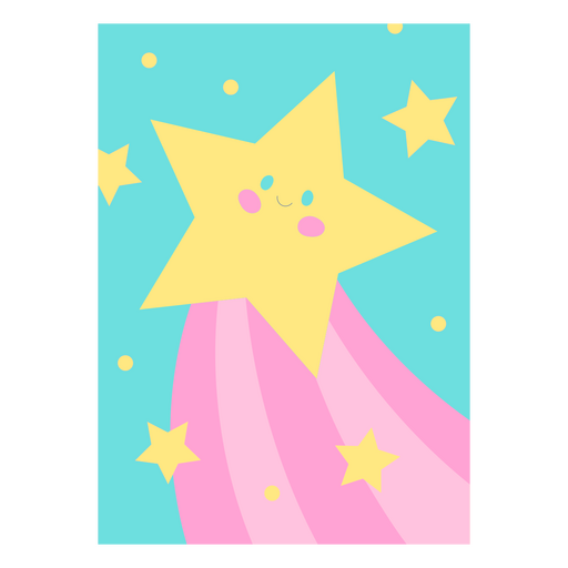 Lindo diseño de estrella Diseño PNG