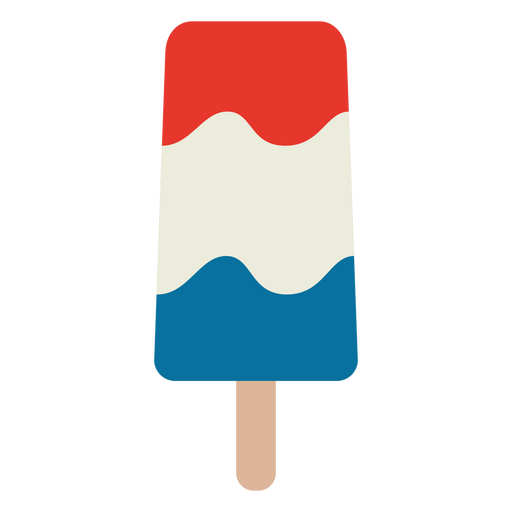 Patriotic ice cream design PNG Design