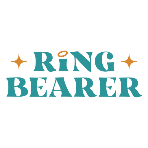 Ringträger-Design PNG-Design