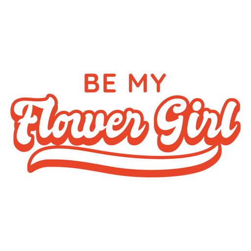 Sé mi diseño de niña de las flores Diseño PNG