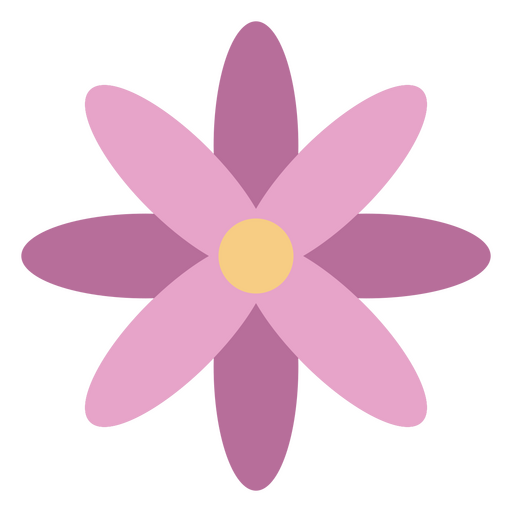 Playful floral graphic design PNG Design
