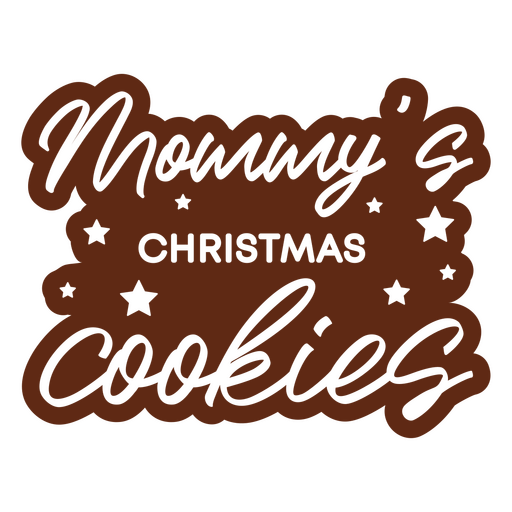 Nanny's christmas cookies design PNG Design