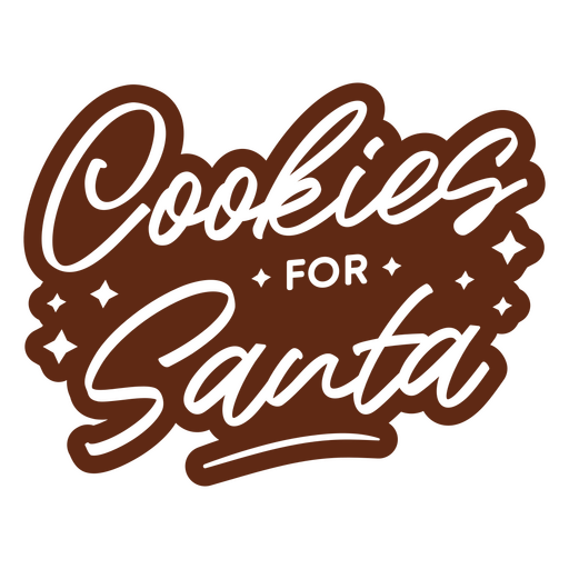Festive cookies for santa design PNG Design