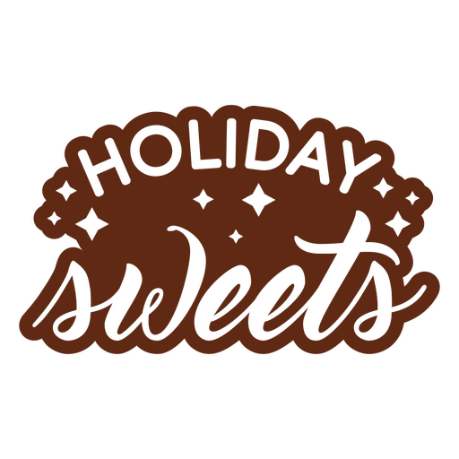 Festive holiday sweets design PNG Design