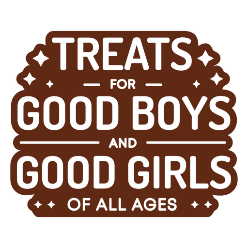 Placa com design divertido que recompensa meninos e meninas comportados. Desenho PNG