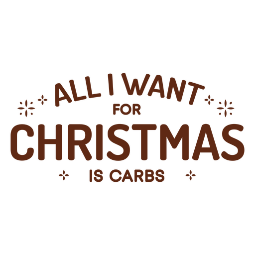 Lustiges Weihnachtszitat für Feinschmecker PNG-Design