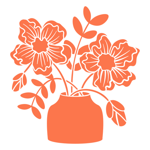 Design gráfico de arranjos florais elegantes Desenho PNG