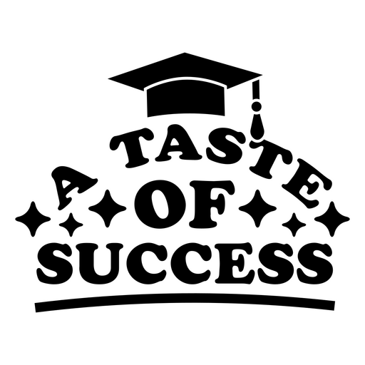 Design de citação inspiradora para formatura Desenho PNG