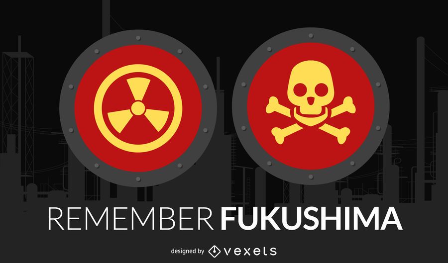 Vector de fukushima Vector de fukushima